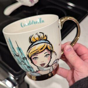 Disney Cinderella Gold Accent Mug